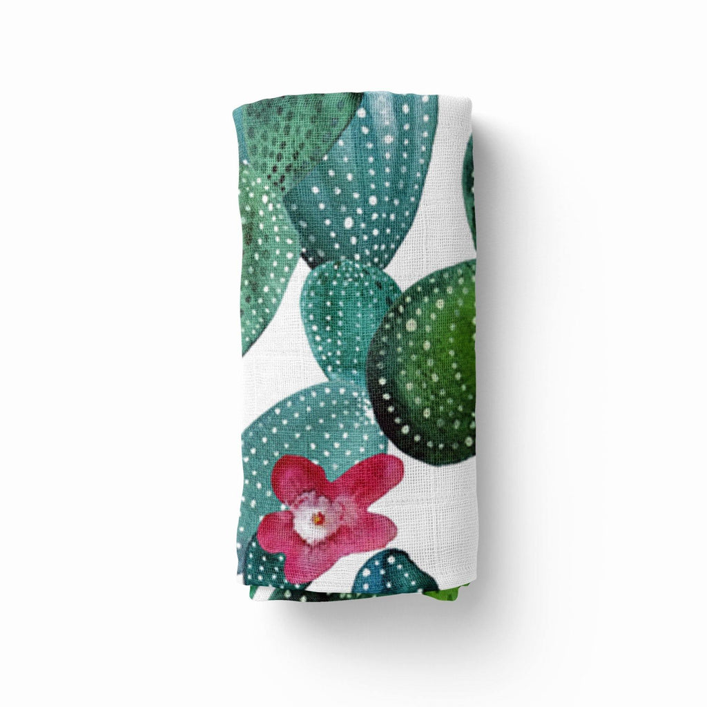 Cactus Flowers Stretchy Swaddle - Coco + Moss
