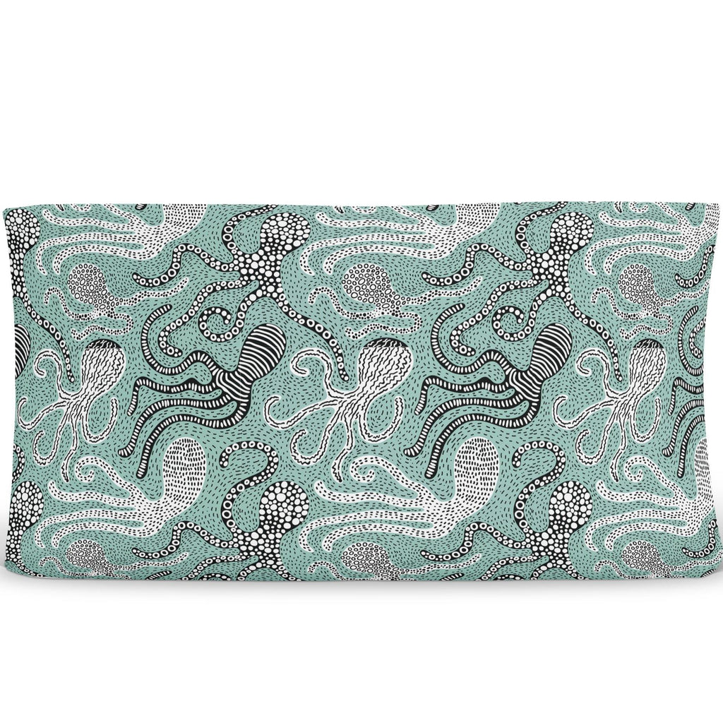 Dotted Octopus Change Pad - Coco + Moss