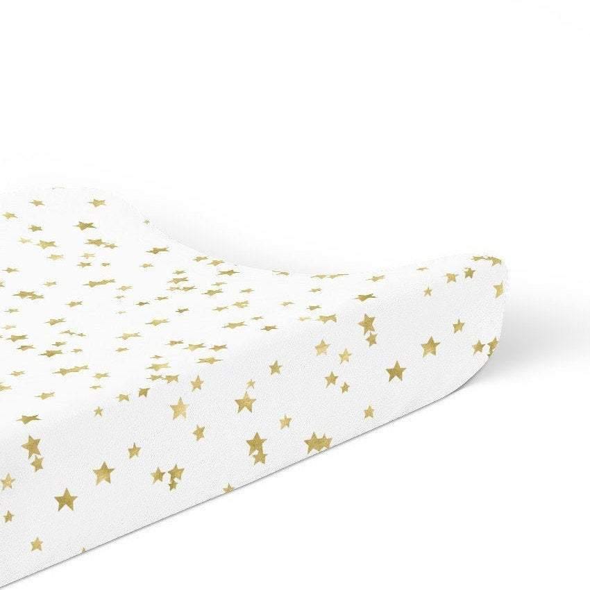 Gold Star Changing Pad Cover - Coco + Moss