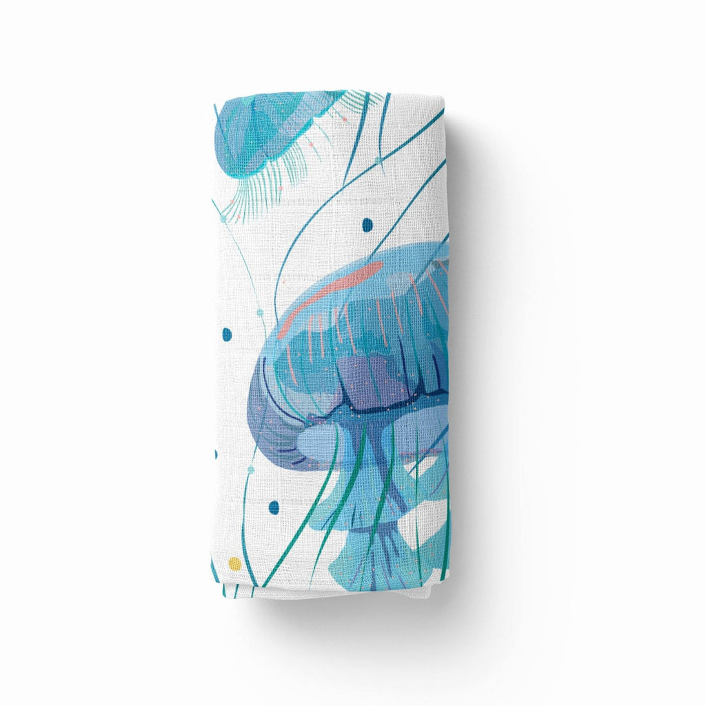 Jellyfish Stretchy Swaddle - Coco + Moss